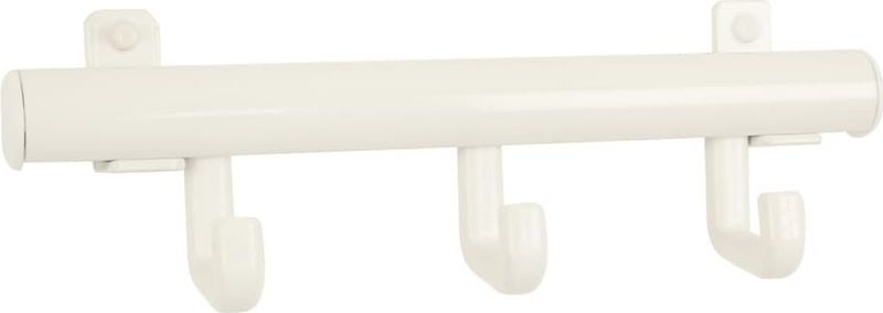 Techno - Wandkapstok - Wit - Aluminium - 3 Haken