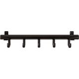 Kapstok - Hout - Zwart - Wandmontage