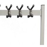 Vepa - Bins - Garderoberek - Zilver - 22 Haken