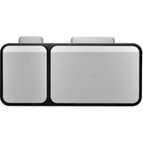 EKO - EcoCasa - Pedaalemmer - Mat RVS - 3 x 15L