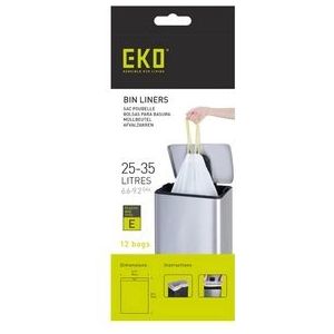 EKO - Afvalzakken 25-35 liter (E) - Plastic - wit - Afvalzak
