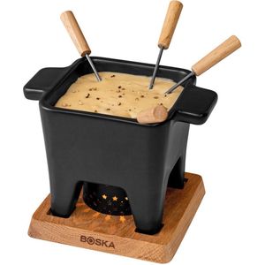 Boska Tapas Fondueset Nero L - Fondueset - Mag in vaatwasser en magnetron - 600 ml