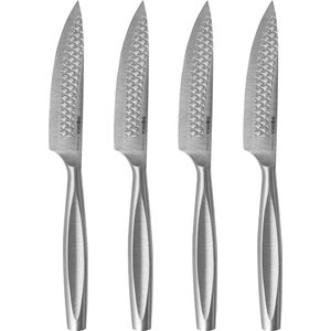 Boska Steakmessen / Steakmessenset Monaco+ - 4 Stuks - RVS - Multifunctioneel - Non-stick
