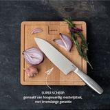 Boska Messenset Copenhagen - Keukenmessen van 5 - Voor elk type voedsel - Uniek design - Vaatwasserbestendig - RVS