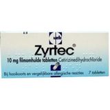 Zyrtec Hooikoorts tabletten 10mg 7st