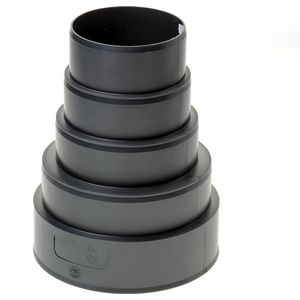 Ubbink - Verlengstuk - Zwart - Kunststof - Diameter 165 mm naar 100 mm - Lengte 250 mm