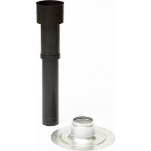 Ubbink - Ventub - Dakdoorvoer - Zwart - Kunststof - Diameter 110 mm