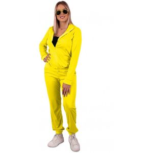 Trainingspak Basic Neon Geel Dames - Maat 36