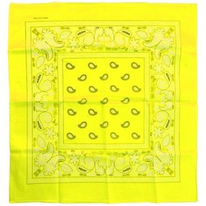 Boerenzakdoek Neon Geel
