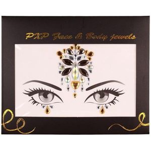 Face & Body Jewels All-In-One Glitter sticker Model O