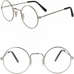 Boland - Partybril Nerd voor volwassenen, plezierbril zonder glazen, bril van kunststof, jaren 80, themafeest, carnaval, Halloween