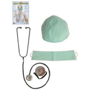 Dokters / chirurg verkleed accessoires - 4 delig - ziekenhuis thema