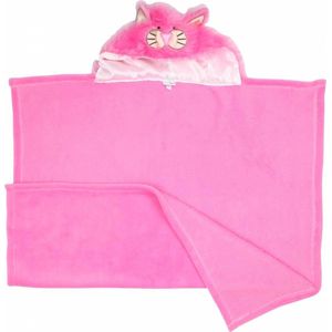 Bianco Blu Baby Omslagdoek - Wikkeldeken - Fleece - Roze