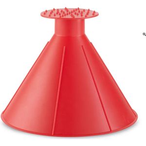 Mannsberger - 2-in-1 Ijskrabber - Auto Ijskrabber - Ronde Vorm - Handvat 10 cm