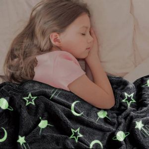 Lifa Living Glow in the Dark Deken – 127 x 152 cm �– Grijs