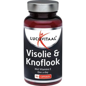 Lucovitaal Visolie & Knoflook Voedingssupplement - 90 Capsules
