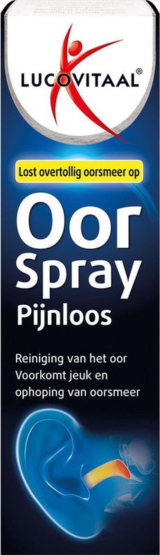 Lucovitaal - Oorspray Otixyl - 20 ml - Oorsmeer Verwijdering