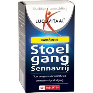 Lucovitaal Stoelgang Tabletten - Sennavrij - 60 tabletten - Voedingssupplementen