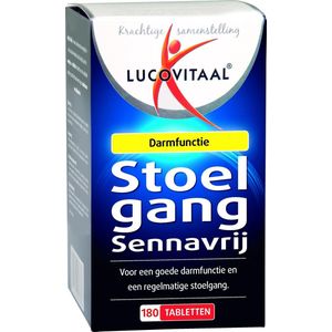 Lucovitaal Stoelgang Sennavrij Darmfloramiddel Voedingssupplementen - 180 tabletten
