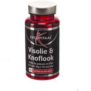 Lucovitaal - Visolie En Knoflook - Capsules - 90 Stuks