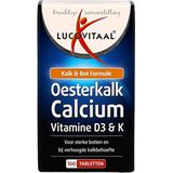 Lucovitaal Oesterkalk Calcium Vitamine D3 & K Voedingssupplement - 100 tabletten