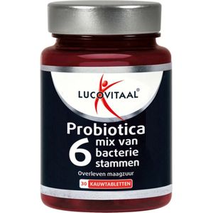 Lucovitaal Probiotica Mix van Bacteriën 30 kauwtabletten