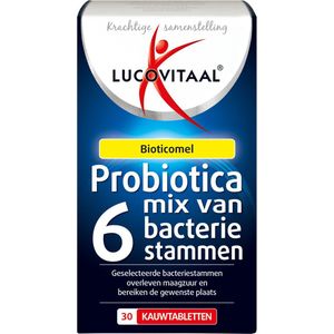 Lucovitaal - Probiotica - 30 Kauwtabletten - Voedingssupplement