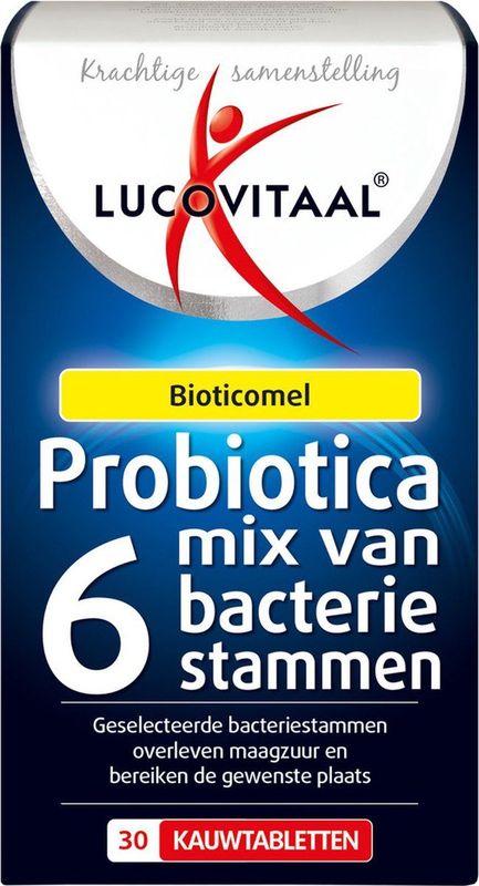 Lucovitaal - Probiotica - 30 Kauwtabletten - Voedingssupplement