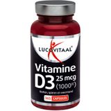 Lucovitaal Vitamine D3 25 microgram Voedingssupplement - 365 capsules