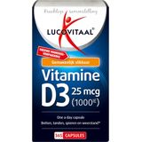 Lucovitaal Vitamine D3 25 microgram Voedingssupplement - 365 capsules