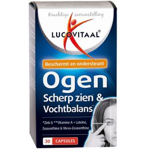 Lucovitaal Ogen scherp zien & vochtbalans 30 capsules