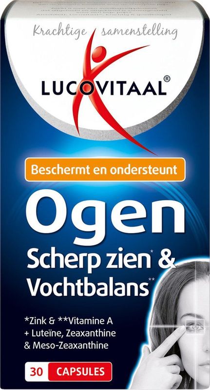 Lucovitaal - Ogen Scherp Zien en Vochtbalans - 30 Capsules