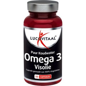 Lucovitaal Puur omega 3 koudwater visolie 50 capsules