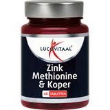 Lucovitaal - Zink Methionine & Koper - Voedingssupplement - 60 Tabletten