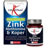 Lucovitaal Zink methionine & koper 60 tabletten