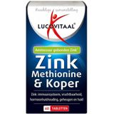 Lucovitaal Zink Methionine & Koper Voedingssupplement - 60 tabletten