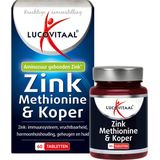 Lucovitaal - Zink Methionine & Koper - Voedingssupplement - 60 Tabletten