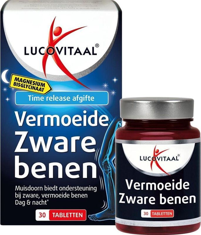 Lucovitaal - Vermoeide, Zware Benen - 30 tabletten - Voedingssupplement