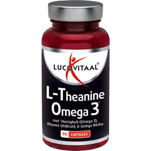 Lucovitaal L-theanine omega 3 90 capsules