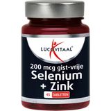 Lucovitaal Selenium Zink tabletten Supplement - 45 tabletten