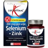 Lucovitaal Selenium Zink tabletten Supplement - 45 tabletten