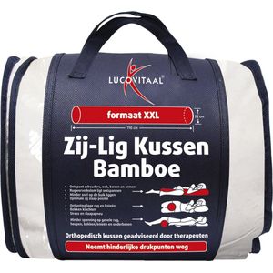 Lucovitaal - Zij-lig Kussen - Bamboe - Ondersteuningskussen