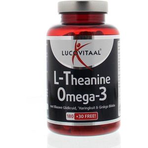 Lucovitaal L-Theanine Omega 3 Voedingssupplement - 210 Capsules