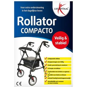 Lucovitaal - Rollator PRO-4 - Opvouwbaar - Lichtgewicht
