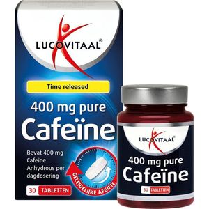 Lucovitaal 400 mg pure cafeïne 30 tabletten