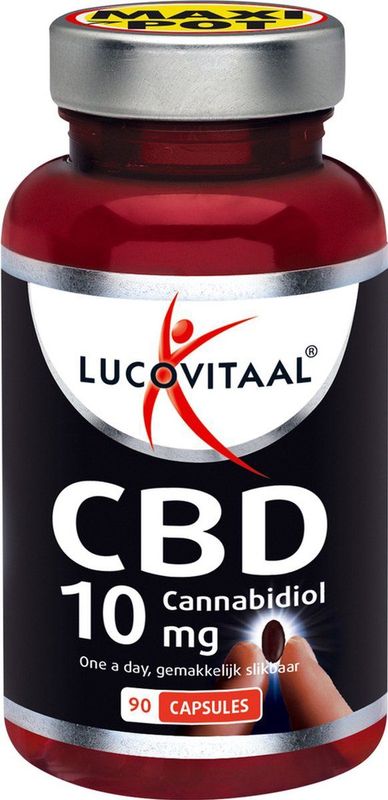 Lucovitaal CBD capsules 10 milligram Supplement - 90 capsules - Cannabidiol