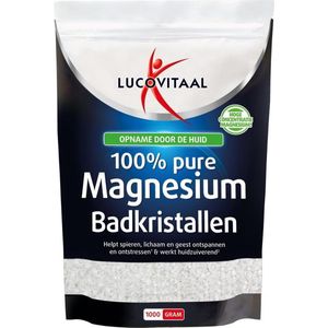 Lucovitaal - Magnesium Badkristallen - 100% Pure Magnesiumchloride - Ontspanning