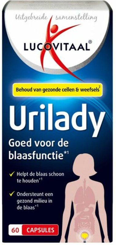 Lucovitaal - Urilady - Capsules - 60 Stuks - Ondersteuning Urinewegfunctie