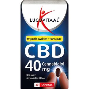 Lucovitaal CBD 40 mg capsules 30 capsules