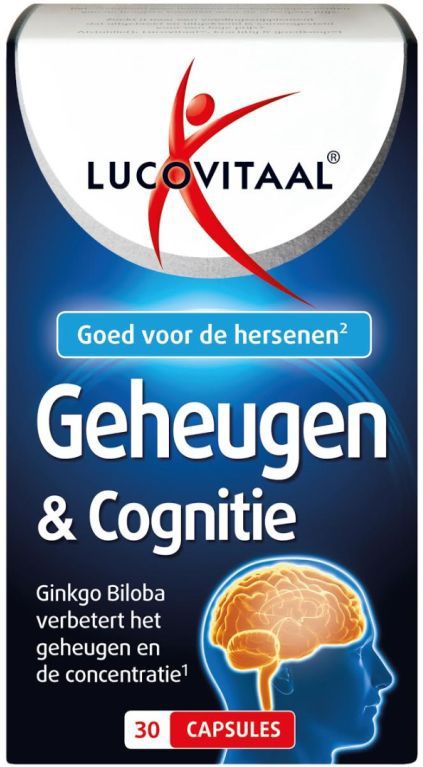 Lucovitaal - Geheugen & Cognitie Capsules - Voedingssupplement - 60 Stuks